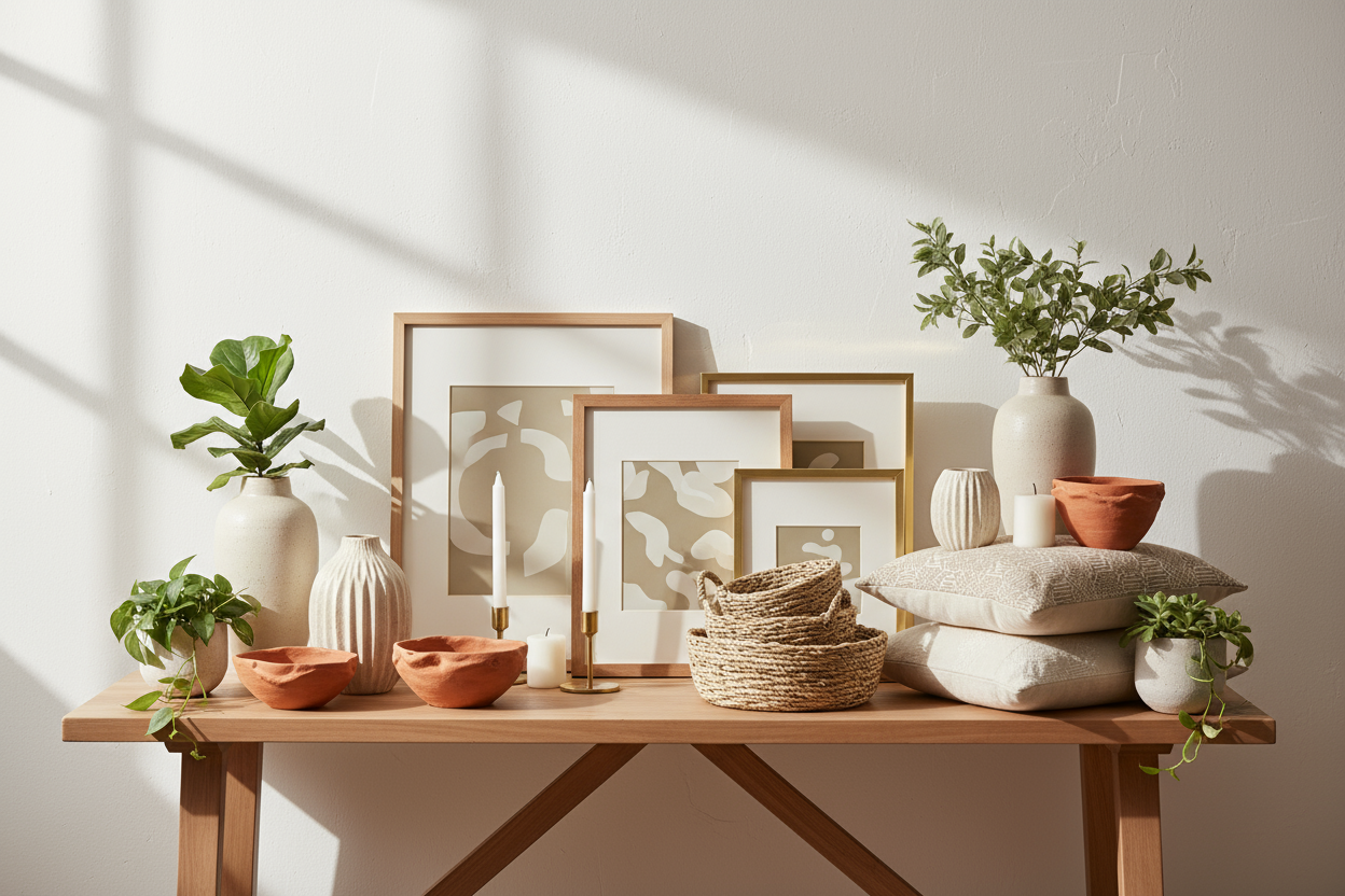 Generate a background with home accessories 